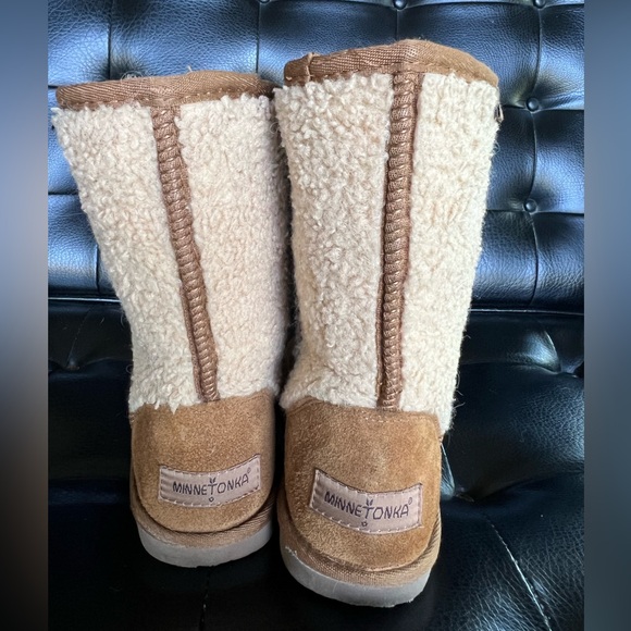 Minnetonka midcalf winter boots moccasins size 8/8.5 - Picture 6 of 8